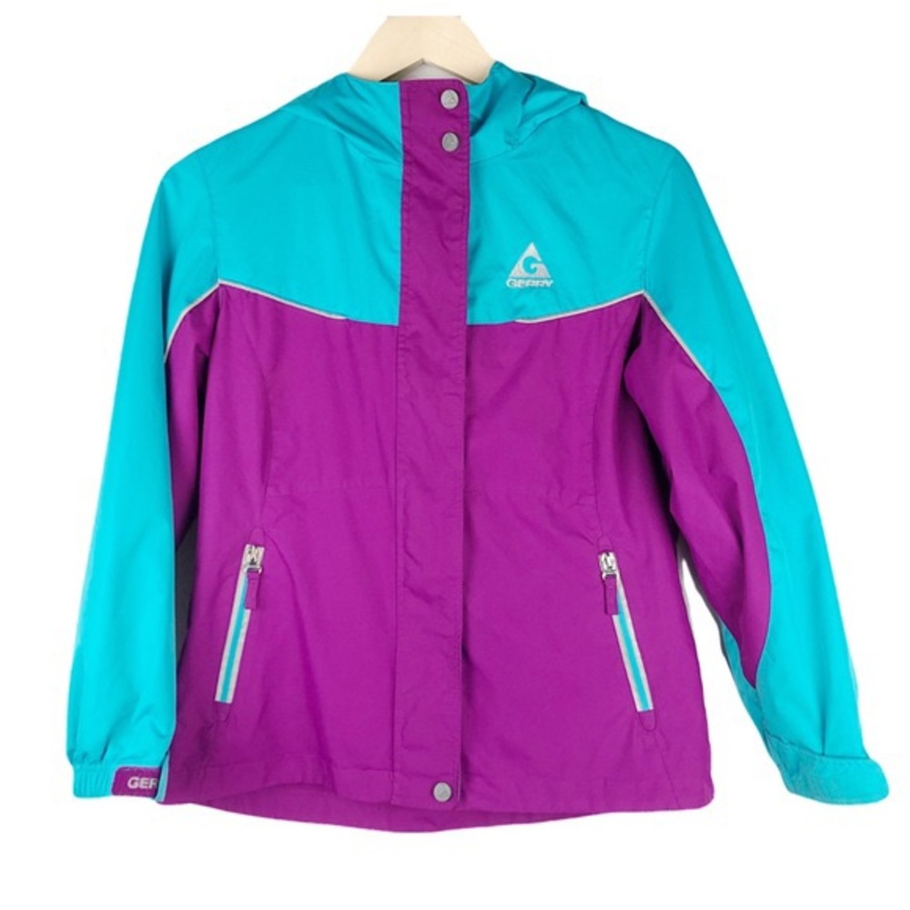 Girls Gerry Hooded Rain Coat Small NWOT